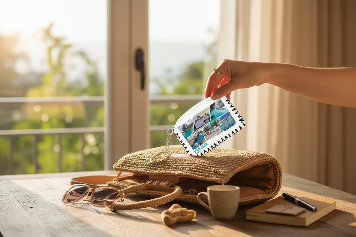 Πορτοφόλι Souvenir μπρελόκ - Σετ 10pcs - PVC - Paralia - 14*9cm - 871749