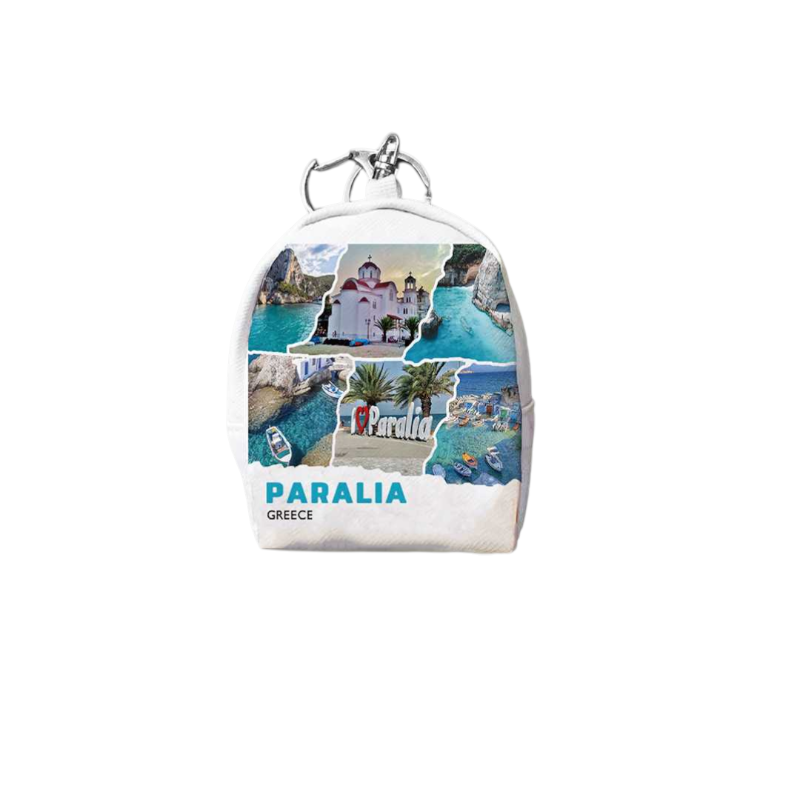 Πορτοφόλι Souvenir μπρελόκ mini - Σετ 10pcs - PVC - Paralia - 7*9*4.5cm - 871789