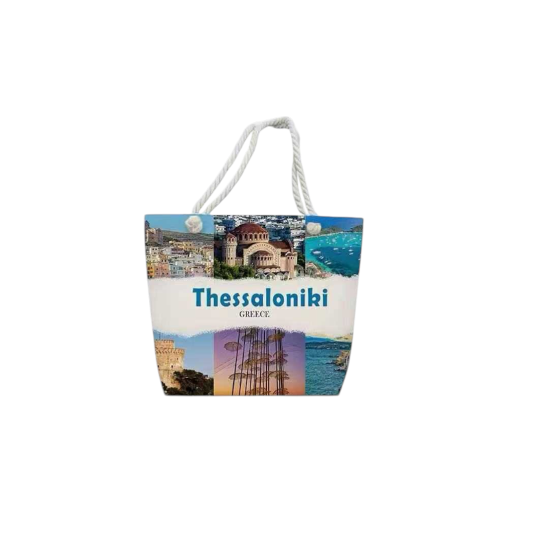 Τσάντα θαλάσσης τουριστική - Thessaloniki - 48*37*13cm - 871925