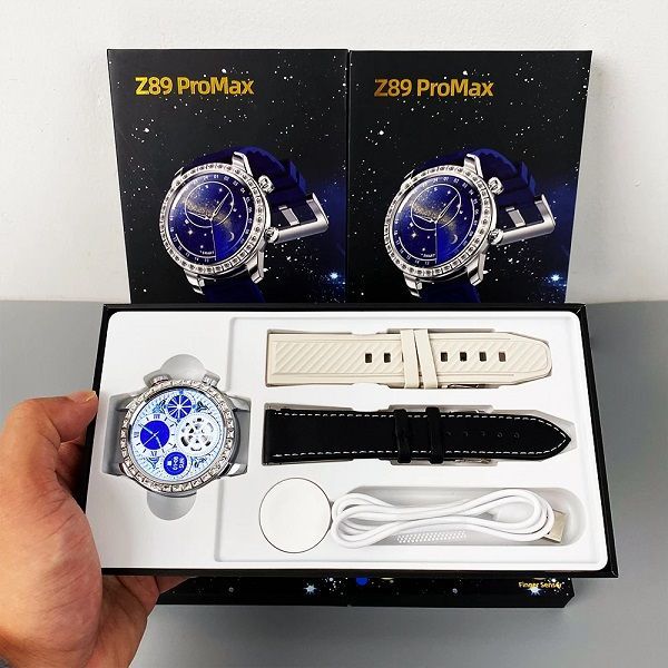 Smartwatch με 2 λουράκια - Z89 PRO MAX - 880785 - Grey ΕΙΔΗ ΤΕΧΝΟΛΟΓΙΑΣ>Gadgets>Smartwatches