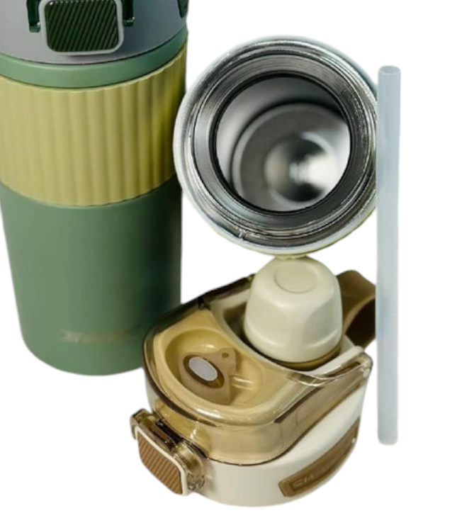 Φορητό παγούρι-θερμός - CF8235 - 600ml - 882393 - Grey/Green