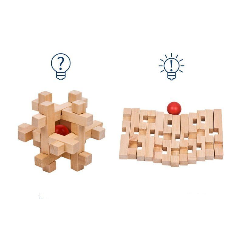 Ξύλινο 3D παζλ - Wooden 3D puzzle - Angel shopping