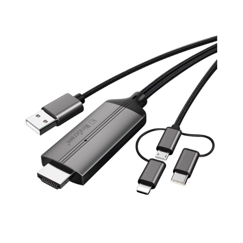Καλώδιο USB σε HDTV - 3in1 - LD36 - Mirascreen - 884508