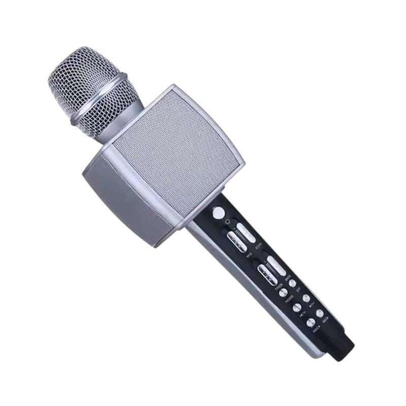 Ασύρματο μικρόφωνο Karaoke με ηχείο - YS-92 - 885222 - Silver ΕΙΔΗ ΤΕΧΝΟΛΟΓΙΑΣ>Gadgets>Μικρόφωνα studio & karaoke