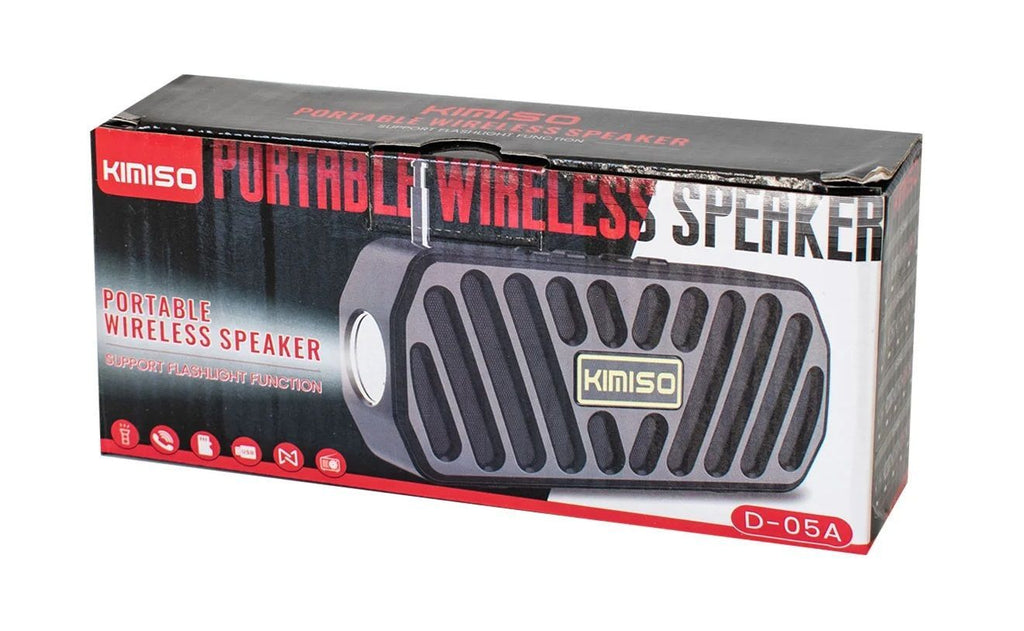 Ασύρματο ηχείο Bluetooth με φακό LED - KMS-05B - 885871 - Red