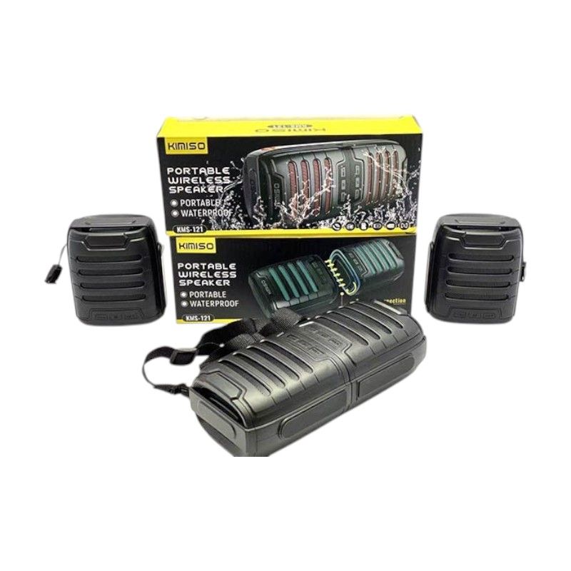 Ασύρματο ηχείο Bluetooth αδιάβροχο - 2in1 - KMS-121 - 886144 - Black ΕΙΔΗ ΤΕΧΝΟΛΟΓΙΑΣ>Ραδιόφωνα & Ηχεία>Ηχεία Bluetooth