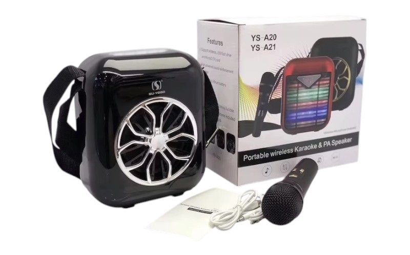 Ασύρματο ηχείο Bluetooth με μικρόφωνο Karaoke - YS-A20 - 887103 - Black ΕΙΔΗ ΤΕΧΝΟΛΟΓΙΑΣ>Ραδιόφωνα & Ηχεία>Ηχεία Bluetooth