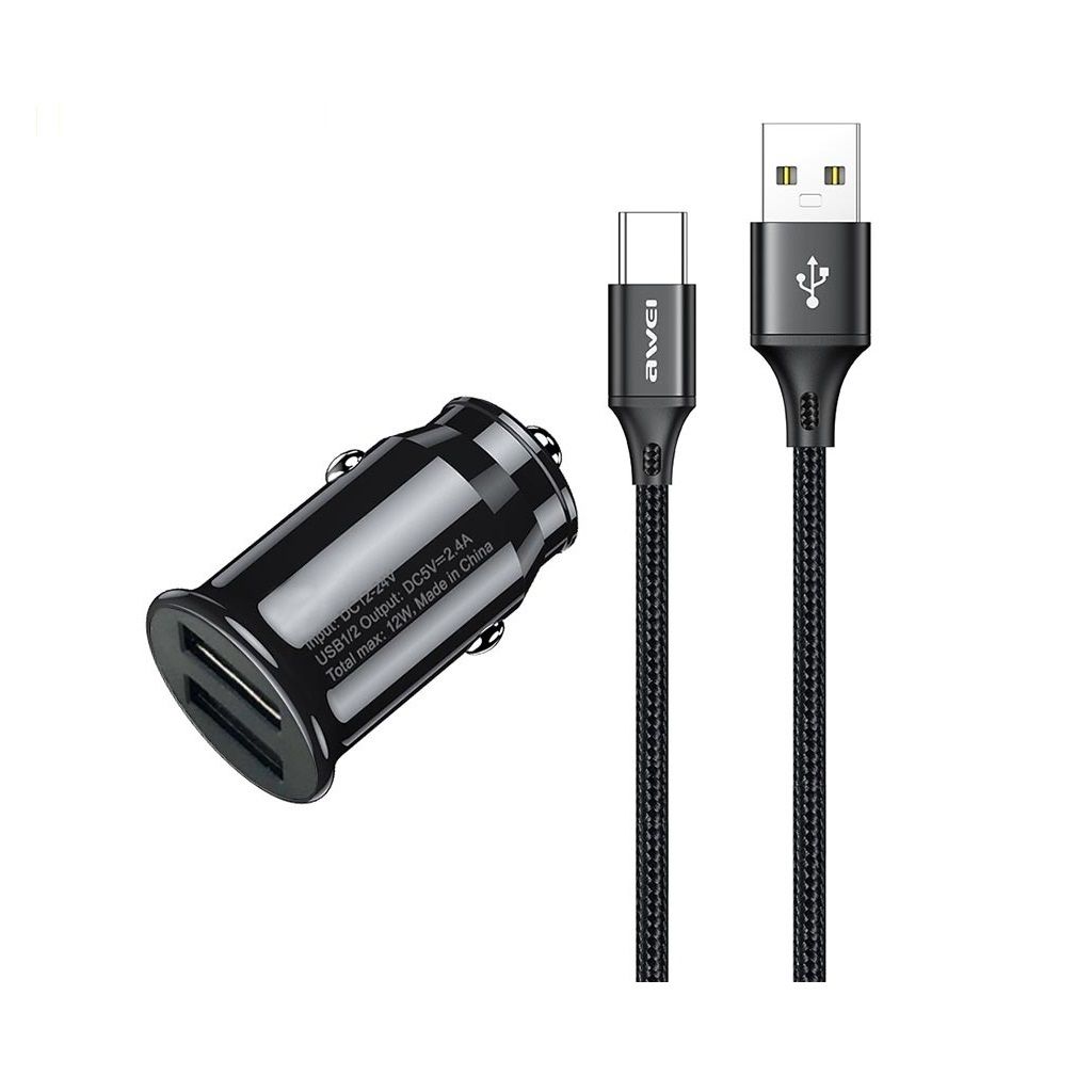 Φορτιστής αναπτήρα αυτοκινήτου - Quick Charger - C-826 - AWEI - 010962