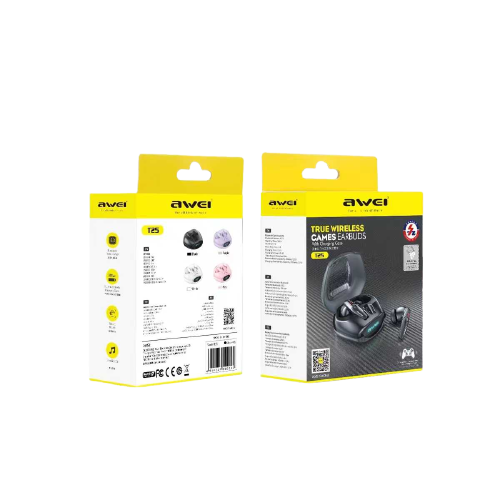 Ασύρματα ακουστικά Bluetooth με θήκη φόρτισης - T25 - Awei - 888797 - Black ΕΙΔΗ ΤΕΧΝΟΛΟΓΙΑΣ>Gadgets>Ακουστικά earphones