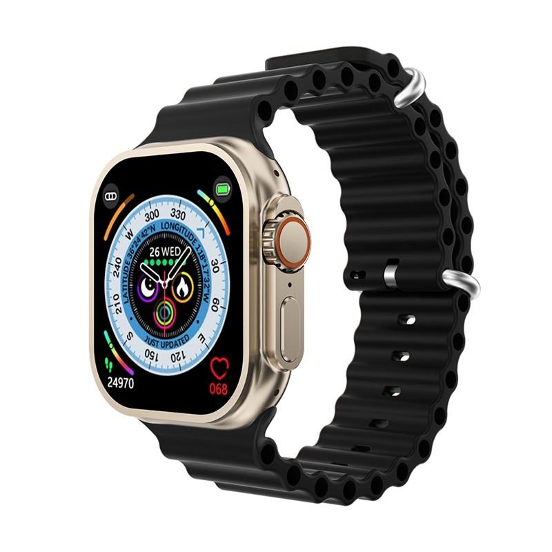 Σετ Smartwatch με 2 λουράκια - GUS-15 - 260219 - Black