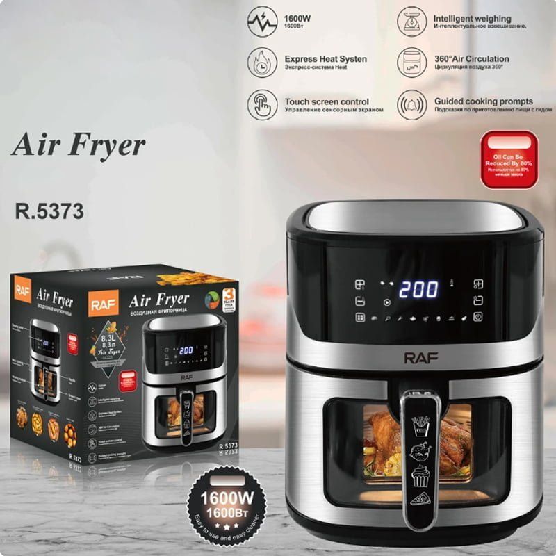 RAF Φριτέζα Αέρος με Αποσπώμενο Κάδο 8.3lt 1600W R.5373 - Air Fryer