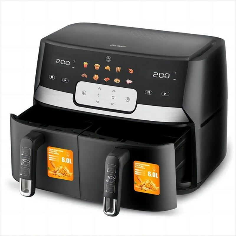 RAF Φριτέζα Αέρος με Αποσπώμενο Κάδο 9lt 1700+1700W R.5272 - Air Fryer