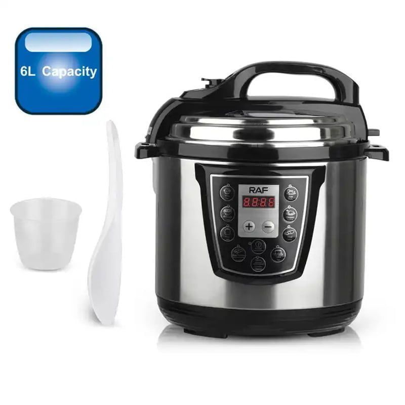 RAF Ηλεκτρικός Πολυμάγειρας 6.0L 1000W R.177 - Electric Pressure Cooker