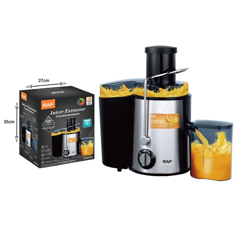 RAF Αποχυμωτής 450ml 280W R.2817S - Juicer Extractor