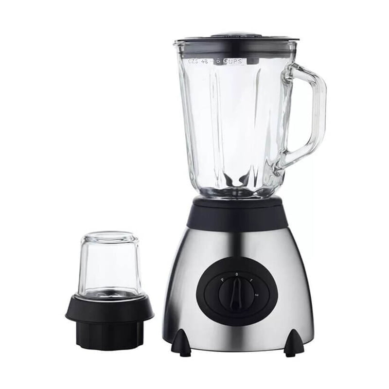 RAF Μπλέντερ με Γυάλινη Κανάτα 1.5lt 1000W Inox R.295 - Electric Blender