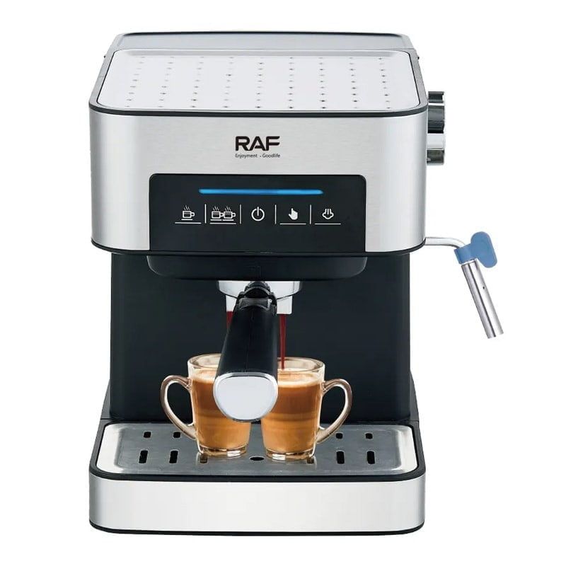RAF Καφετιέρα Εσπρεσσιέρα με Ακροφύσιο 1.6L 850W R.136 - Espresso Coffee Maker