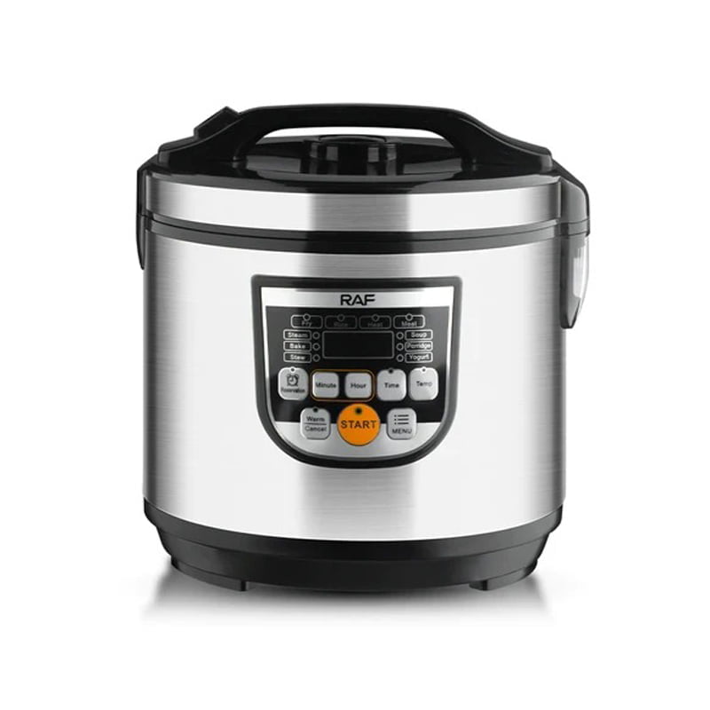 RAF Ηλεκτρικός Πολυμάγειρας Rice Cooker 5L 700W με Αντικολλητικό Μπολ και 12 Προγράμματα R.178 - Rice Cooker