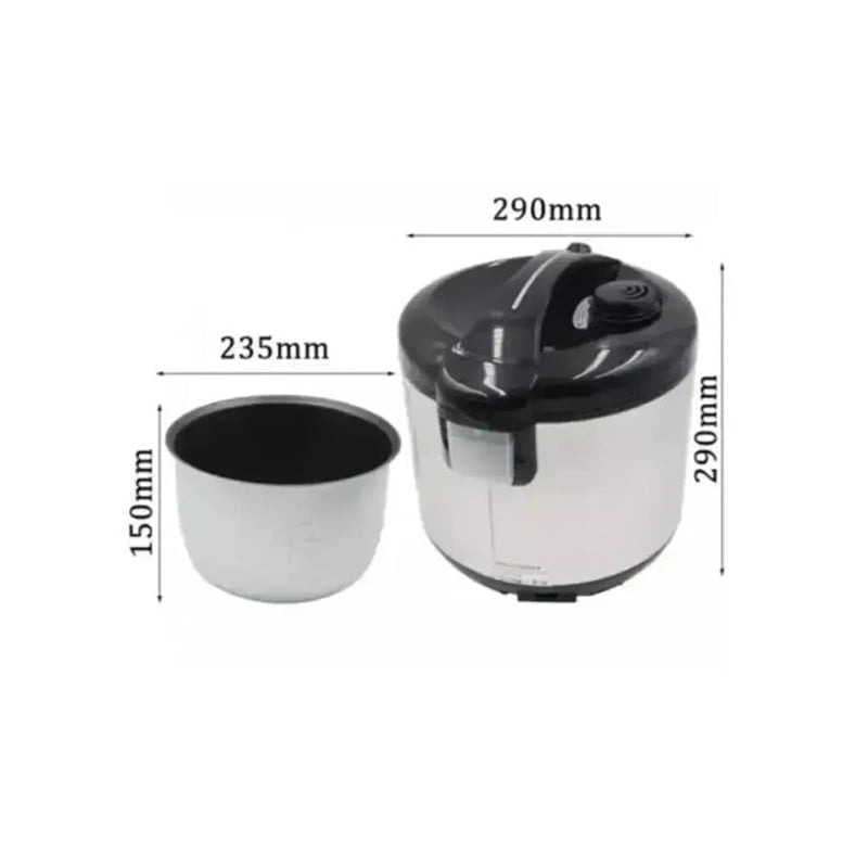 RAF Ηλεκτρικός Πολυμάγειρας Rice Cooker 5L 700W με Αντικολλητικό Μπολ και 12 Προγράμματα R.178 - Rice Cooker