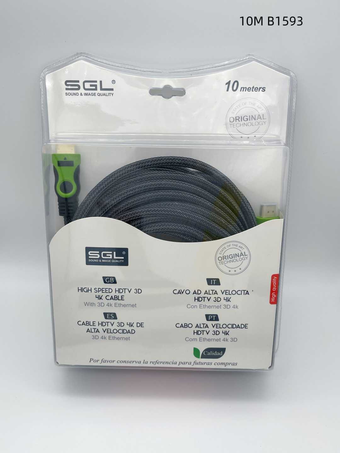 Καλώδιο HDMI - B1593 - High Speed - 1.4V - Male/Male - 10m - 094915