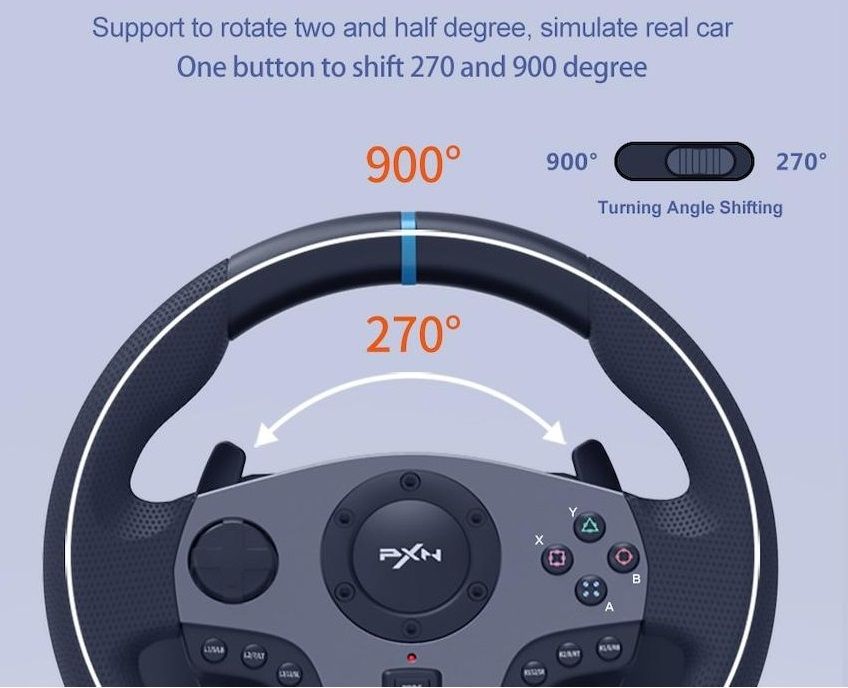 Σετ τιμονιέρα gaming με πετάλια - PXN-V900 - 900999 ΕΙΔΗ ΤΕΧΝΟΛΟΓΙΑΣ>Gadgets>Κονσόλες και χειριστήρια