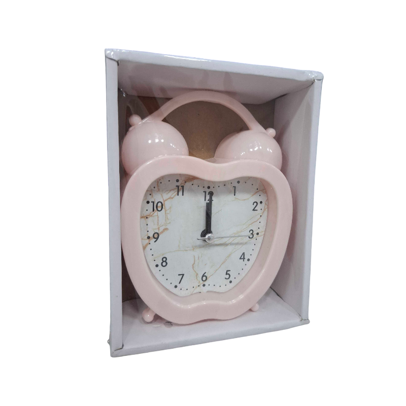 Επιτραπέζιο ρολόι - Ξυπνητήρι - 615D - 906151 - Pink