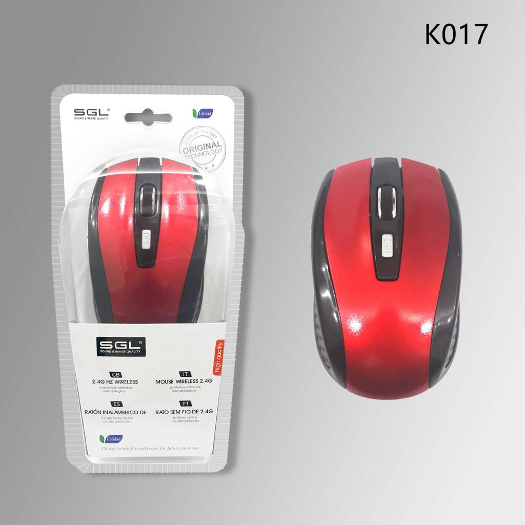 Ασύρματο ποντίκι Η/Υ - K017 - 099125 - Red