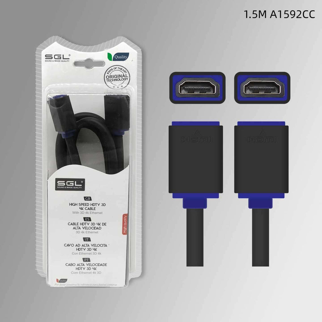 Καλώδιο HDMI - Female/Female - A1592CC - 1.5m - 095707