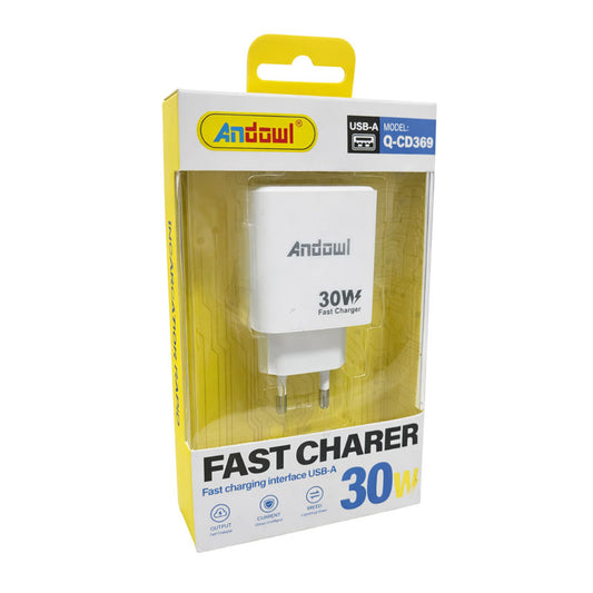 Andowl Φορτιστής 30W Q-CD369 - Fast Charger
