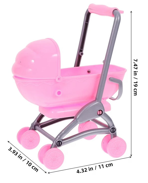 Παιδικό καροτσάκι mini με κούκλα - 0812-156 - 917426