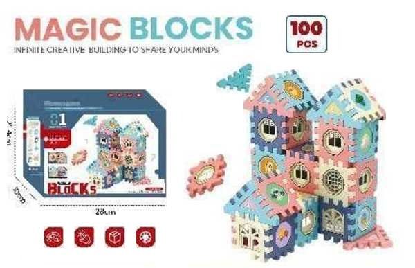 Σετ κατασκευών DIY με τουβλάκια - 2067 - 100pcs - 917490