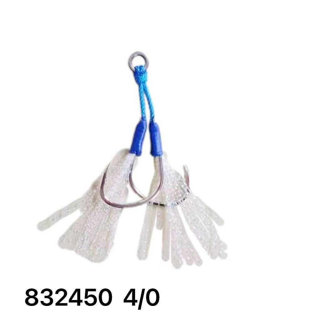 Αγκίστρι διπλό με νήμα - Assist Hooks - 4/0 - 832450