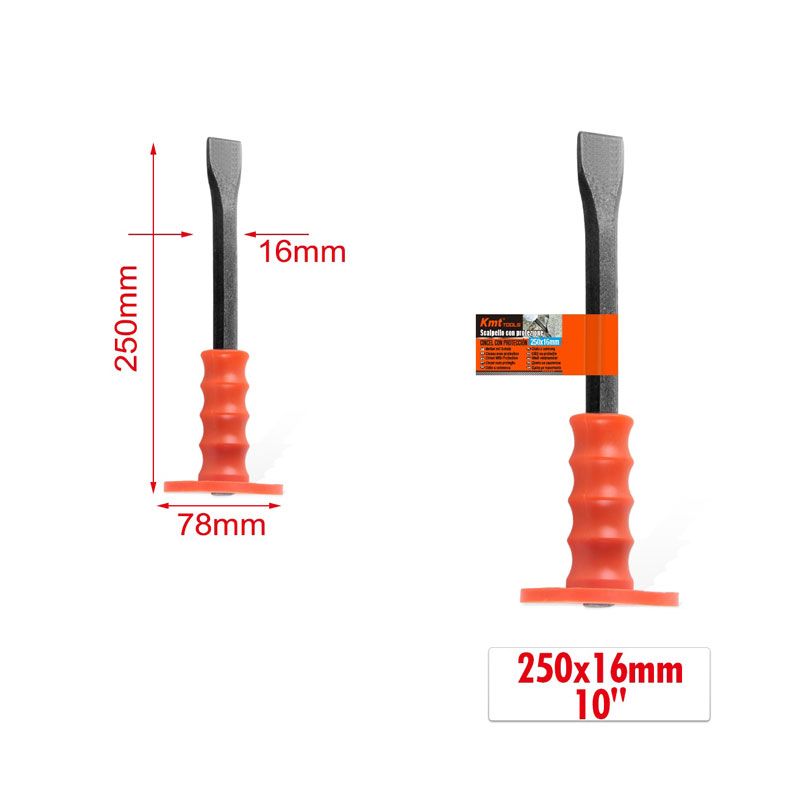 KMT Καλέμι 250x16mm - Chisel with protection