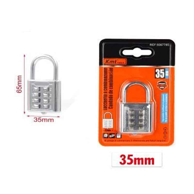 KMT Λουκέτο με Συνδυασμό 35mm - Coded Lock