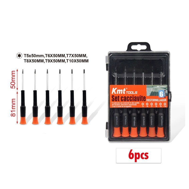 KMT Σετ Κατσαβίδια με μύτη allen - Screwdriver
