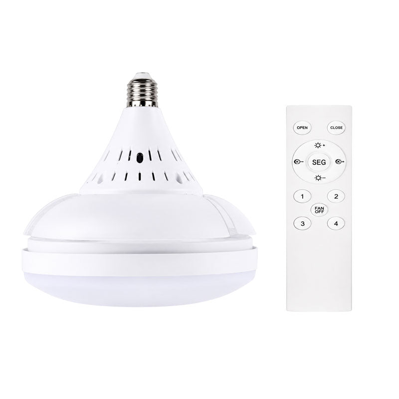 Λάμπα LED με Ανεμιστήρα Οροφής και Τηλεχειριστήριο E27 - LED Fan Light with Remote Control