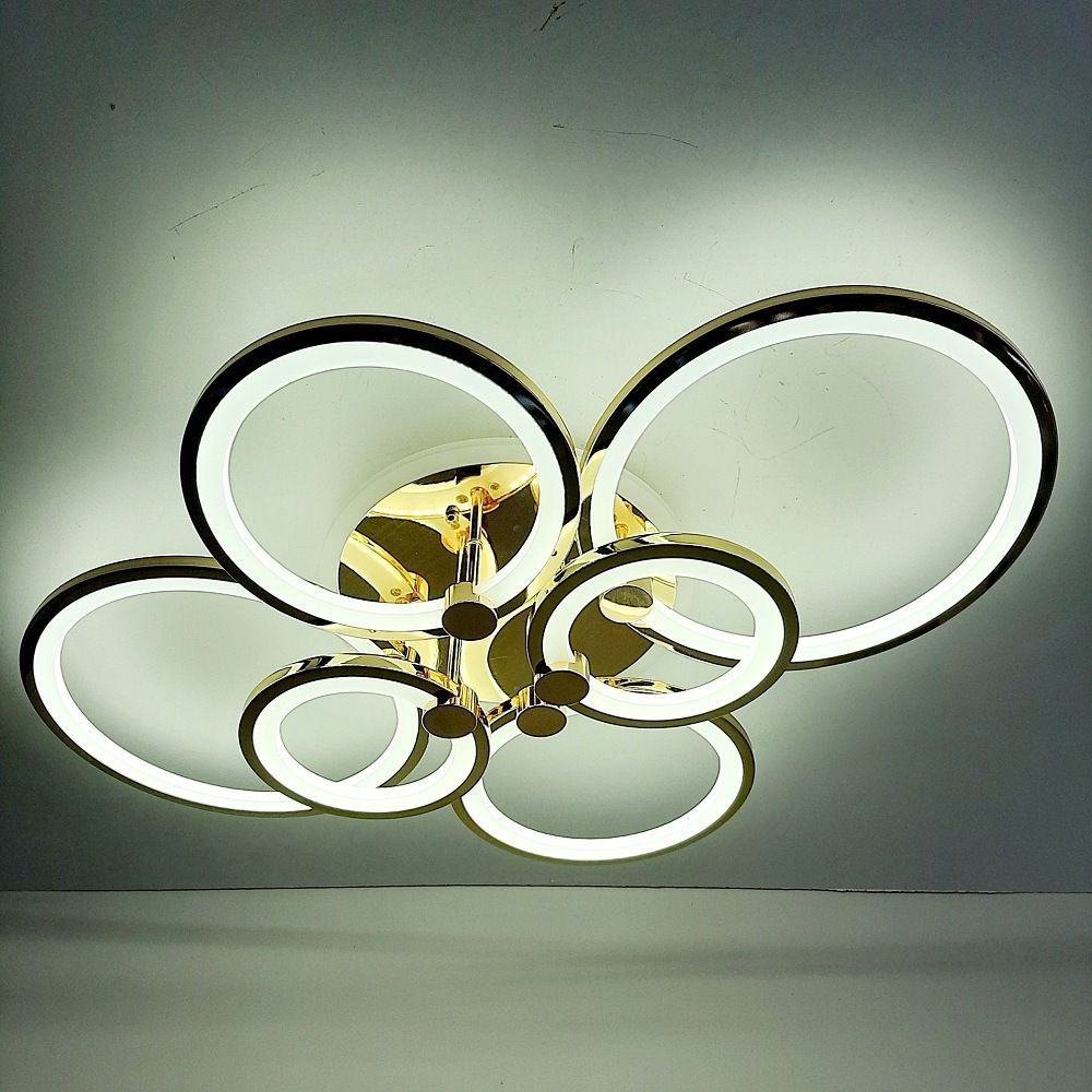 Φωτιστικό οροφής LED - Πλαφονιέρα με Dimmer - 5131-6GD - 943673 ΦΩΤΙΣΜΟΣ & ΕΝΕΡΓΕΙΑ>Είδη φωτισμού & αναλώσιμα>Φωτιστικά οροφής & τοίχου
