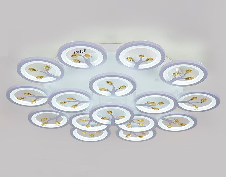 Φωτιστικό οροφής LED - Πλαφονιέρα με Dimmer - 5156-15WH - 943734
