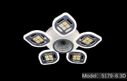 Φωτιστικό οροφής LED - Πλαφονιέρα με Dimmer - 5179-6WH - 943765 ΦΩΤΙΣΜΟΣ & ΕΝΕΡΓΕΙΑ>Είδη φωτισμού & αναλώσιμα>Φωτιστικά οροφής & τοίχου