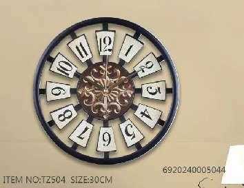 Ρολόι τοίχου - TZ504 - 005044 - Black