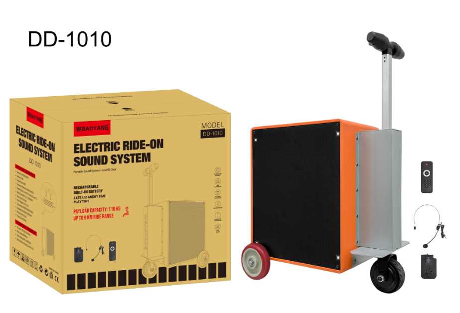 Φορητό ηλεκτρικό ηχοσύστημα Ride-On - DD1010 - 010102 ΕΙΔΗ ΤΕΧΝΟΛΟΓΙΑΣ>Ραδιόφωνα & Ηχεία>Φορητά subwoofer
