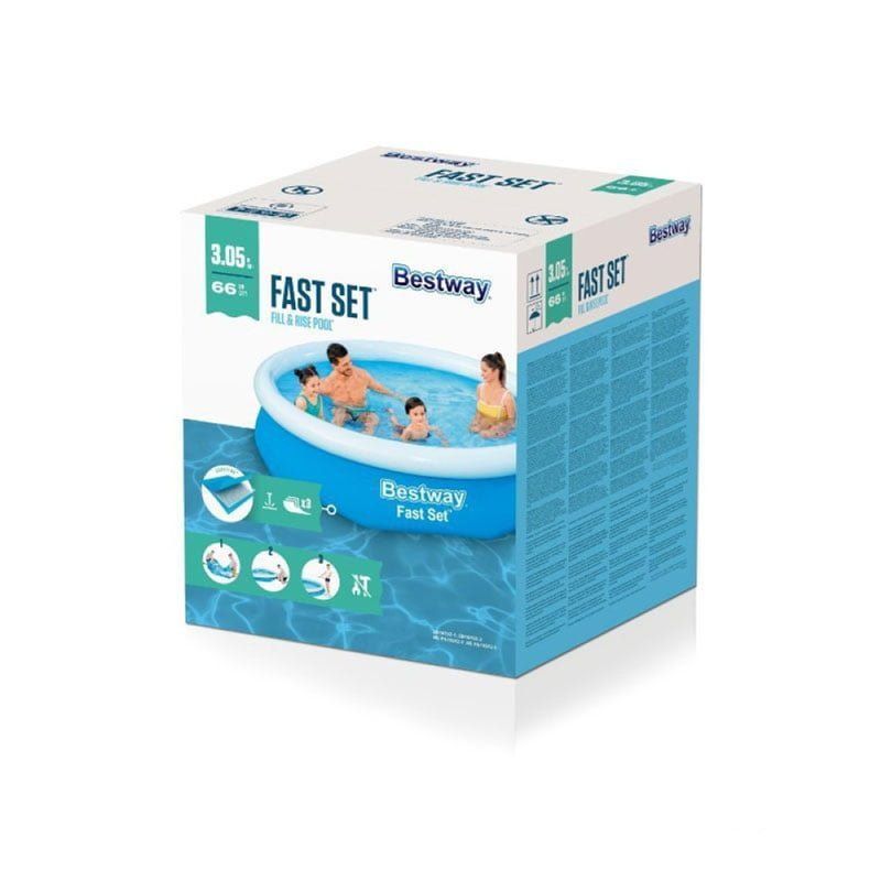 Bestway Πισίνα PVC Φουσκωτή 66cm x 3.05m #57456 - Bestway pool