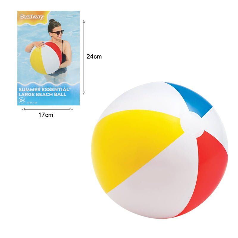 Bestway Φουσκωτή Μπάλα Θαλάσσης 61cm #31022 - Beach Ball