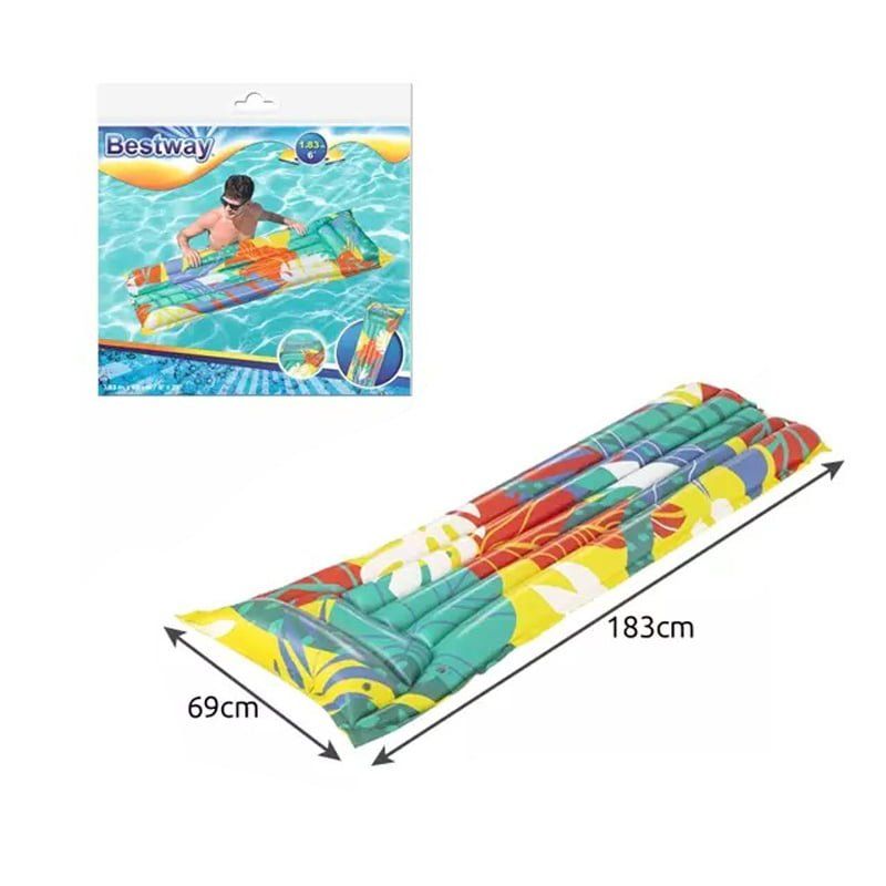 Bestway Fashion Φουσκωτό Στρώμα Θαλάσσης 183cm #44033 - Bestway inflatable floating mat