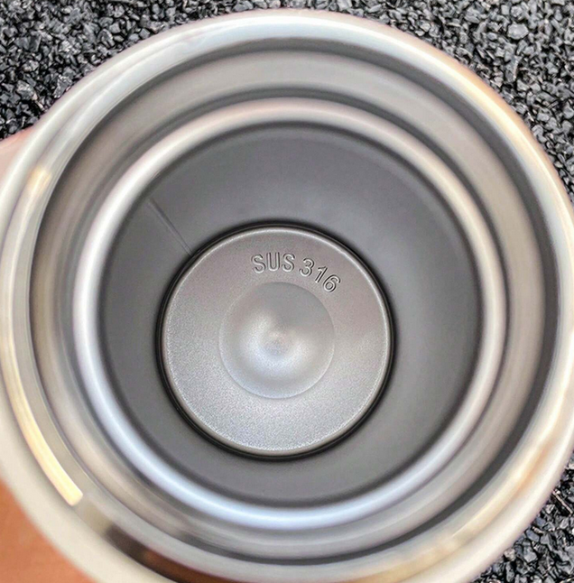 Φορητό παγούρι-θερμός με κούπα - 650ml - 954149 - Pink