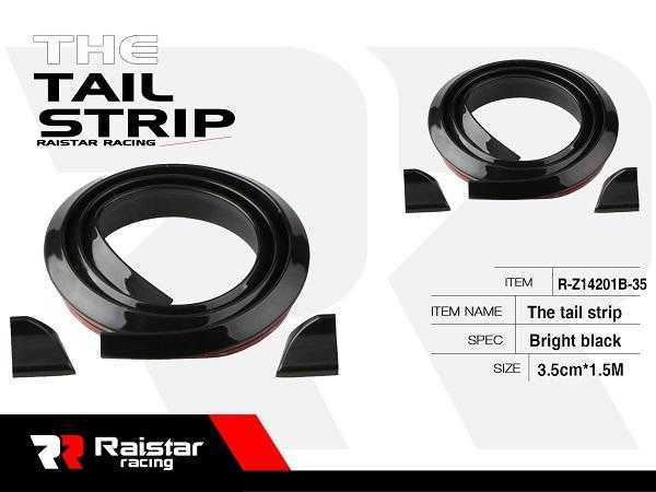 Αυτοκόλλητη αεροτομή Spoiler αυτοκινήτου - R-Z14202-B - 140112
