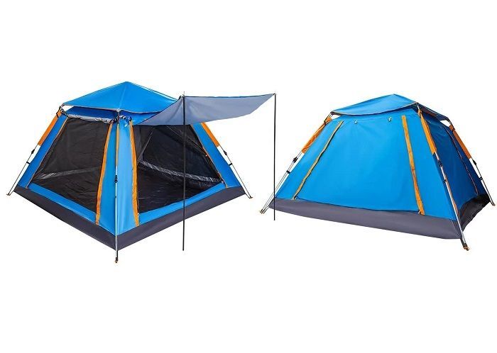 Σκηνή Camping 3 ατόμων με σκίαστρα - YB3021 - 2x2m - 960002 - Blue