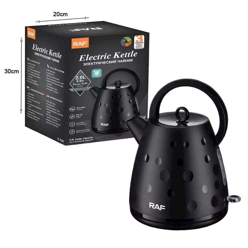Raf Ηλεκτρικός Βραστήρας 1.7L 1850-2200W RAF R.7807 - Electric Kettle
