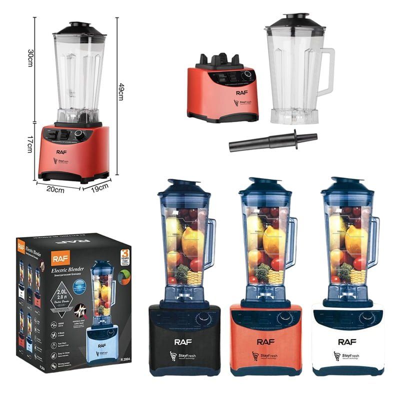 RAF Ηλεκτρικό Μπλέντερ 2.0L 1800W R.2804 - Electric Blender