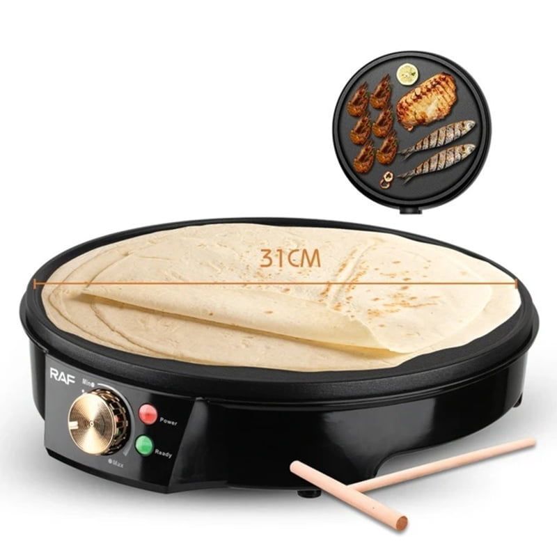 RAF Κρεπιέρα 1200W R.528 - Crepe & Pancake Maker