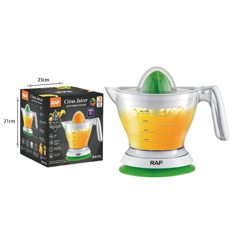 Raf Ηλεκτρικός Στίφτης 40W 1.0L R.617G - Citrus Juicer